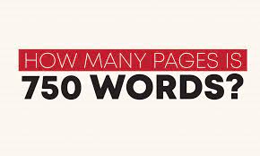 How-many-pages-are-750-words