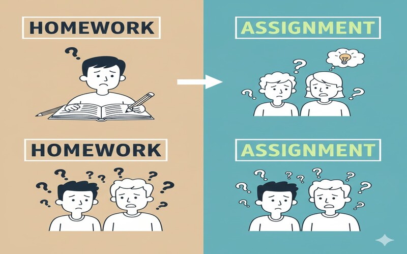 Homework-vs-Assignment